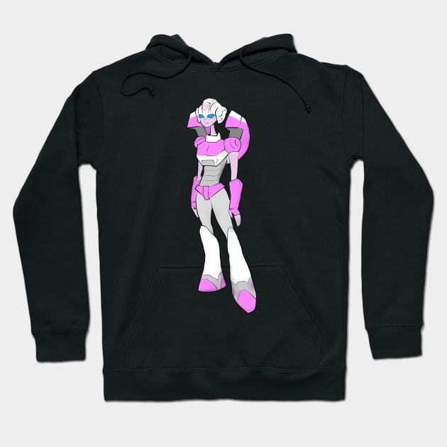 Arcee G1/Animated Mashup Hoodie by ramonavirus